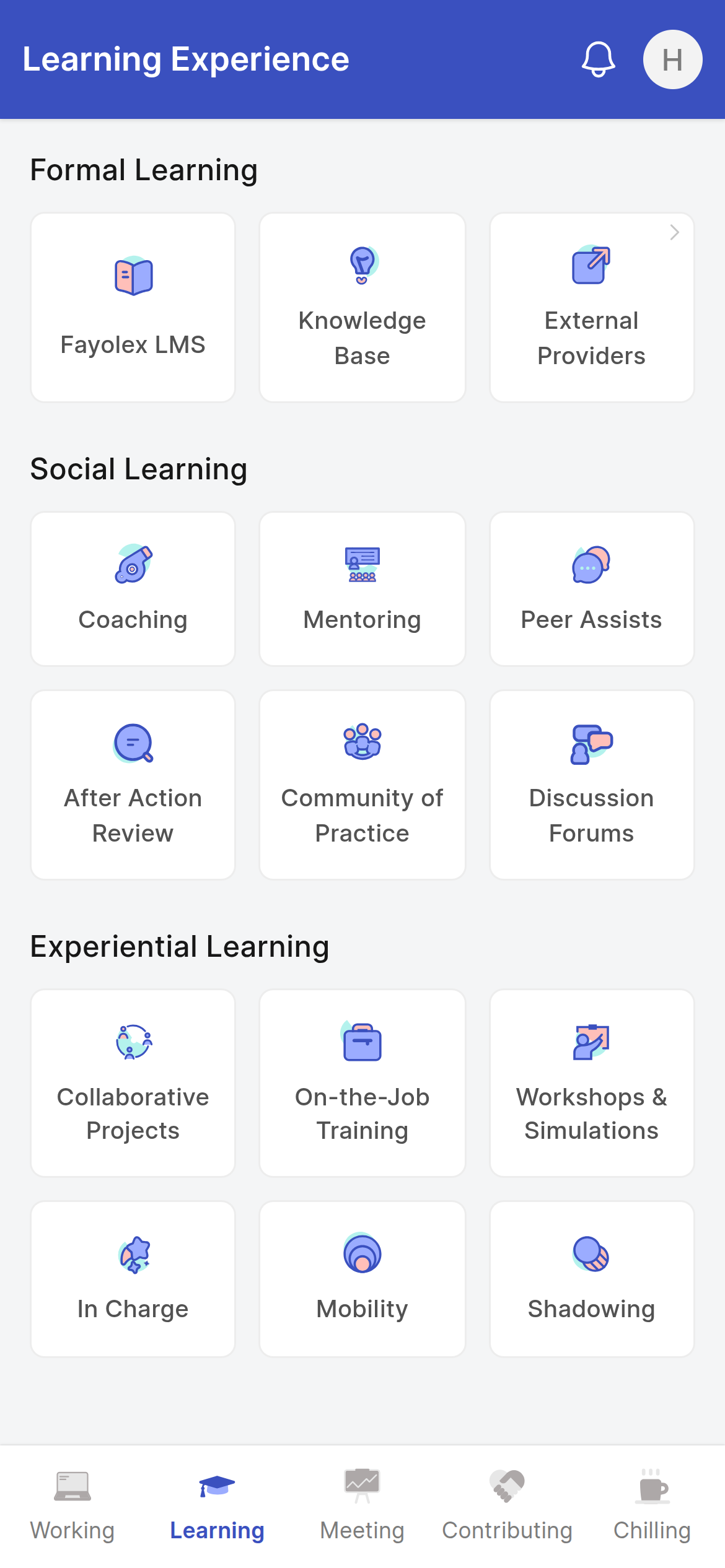 Learning Experience